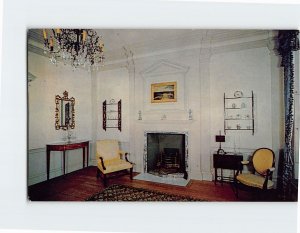 Postcard Drawing Room, Tryon Palace Restoration, New Bern, North Carolina