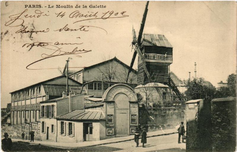 CPA AK PARIS (18e) Le Moulin de la Galette (539501)