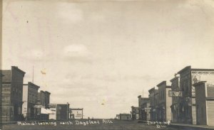 PC CPA CANADA, DAYSLAND, MAIN STREET LOOKING N, REAL PHOTO POSTCARD (b5711)