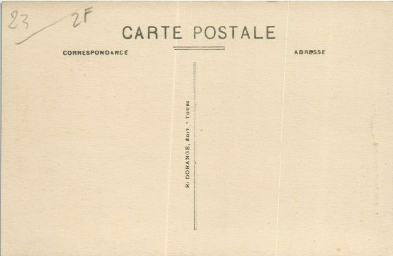 CPA CROZANT Le Rocher pres le Pont de la Sedelle (1143796)