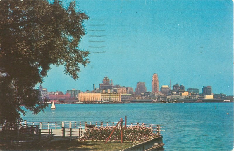 1966 Toronto Canada Skyline as Seen from Centre Island