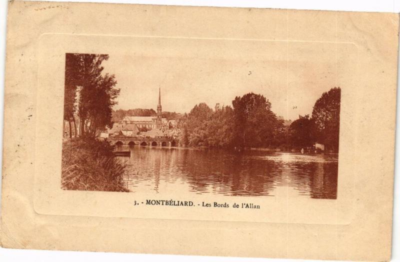 CPA MONTBÉLIARD - Les Bords de l'Allan (183059)