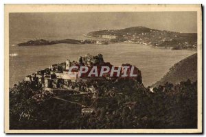 Old Postcard Eze Village General view