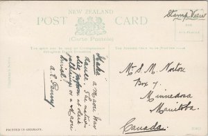 Haka by Ngatiwhakane Maories NZ New Zealand w 1909 Stamp Postcard G25