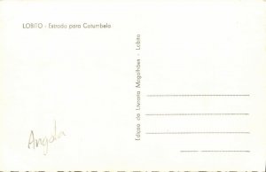 angola, LOBITO, Estrada para Cotumbela, Palm Trees (1960s) Postcard