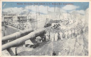 Marine Barracks Parris Island, South Carolina Postcard