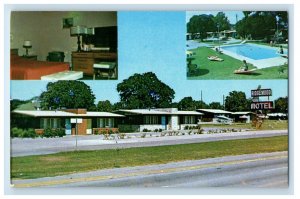 c1960 Ridgewood Motel Multi-View Roadside View Austin Texas TX Vintage Postcard