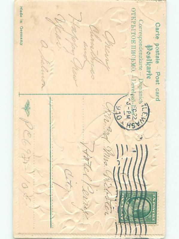 Divided-Back CHRISTMAS SCENE Great Postcard W8781