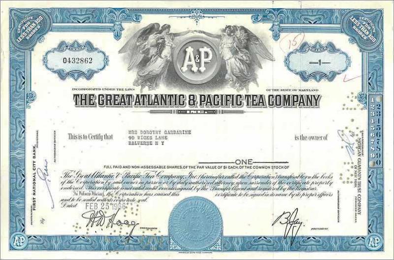 Coupon Share Action The Great Atlantic & Pacific Tea Company Ange Angel Femme