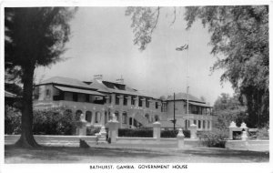 br104426 bathurst gambia government house africa real photo