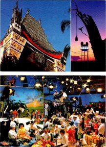 2~4X6 Postcards FL, Florida DISNEY MGM STUDIOS Chinese Theater~Backstage Tour