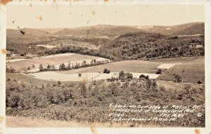 CUMBERLAND MD~View from east side Martins Mt-Polish Mt.~1937 REAL PHOTO POSTCARD