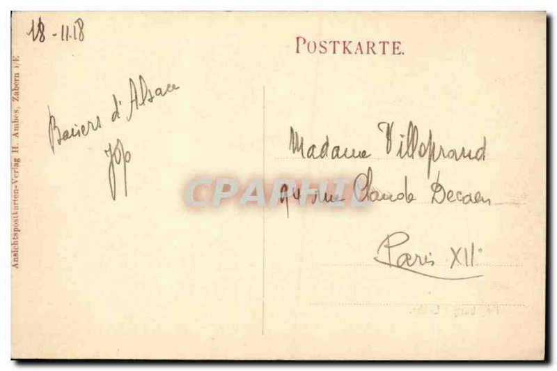 Postcard Old Dagsburg Lothr