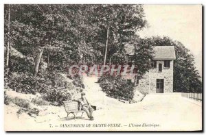 Postcard Old Electricity Sanatorium St. Feyre L & # 39usine electric