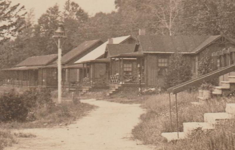 RPPC Camp Maqua near Poland, Maine - pm 1920