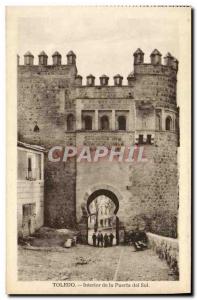 Postcard Old Toledo Interior of the Puerta del Sol