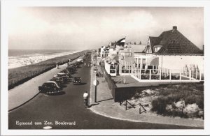 Netherlands Egmond aan Zee Boulevard Vintage RPPC 09.03