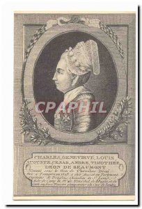 Old Postcard Charles Genevieve Louis Auguste Andre Timothee Cesar Deon de Bea...