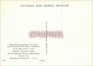 Modern Postcard Victoria and Albert Museum Detail from the Panoramic view of ...