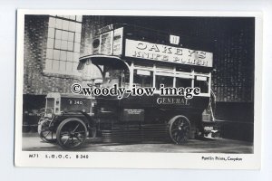 pp2117 - L.G.O.C. Motor Bus 340 - Pamlin postcard