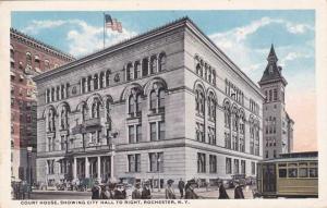 Court House showing City Hall - Rochester NY, New York - WB