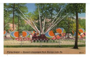 PA - Harvey's Lake. Hanson's Amusement Park, Flying Scooter