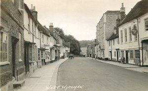 Postcard RPPC UK West Wycombe Street Scene 23-3770