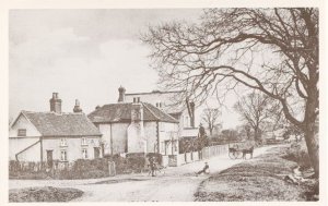 Hot Air Balloon Corner Welham Green Hertfordshire Postcard