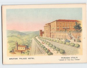 Postcard Brufani Palace Hotel Perugia Italy