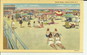 Asbury Park, N.J., Beach Scene