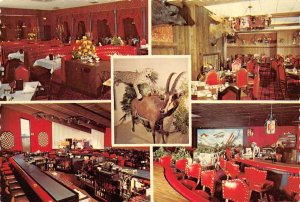 Milwaukee, WI Wisconsin STEAK KNIFE RESTAURANT~Ramada Inn TAXIDERMY 4X6 Postcard