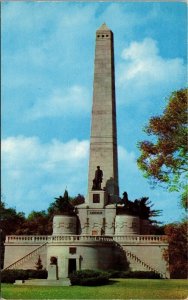 Lincoln's Tomb in Oak Ridge Cemetery Springfield IL Postcard PC36