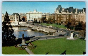 Victoria Inner Harbour BC CANADA Postcard