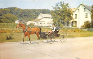 Amish Boy Pennsylvania Dutch Country, USA 1960 