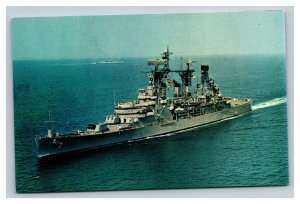 Vintage 1960's Navy Postcard USS Springfield Guided Missile Cruiser