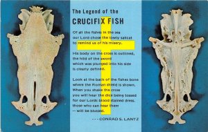 US58 US Florida crucifix fish legend Conrad S. Lantz postcard