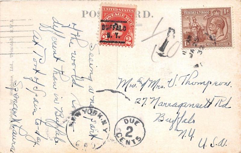 E56/ Postcard Carribean Trinidad c1910 B.W.I. West Indies Governement Building