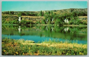 Hangerman Valley Idaho~Thousand Springs View~Vintage Postcard