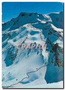 Postcard Modern Wildstrubei Skiabfahrt Engstligenalp bei Adelboden