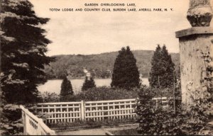 New York Averill Park Burden Lake Totem Lodge and Country Club Garden Overloo...