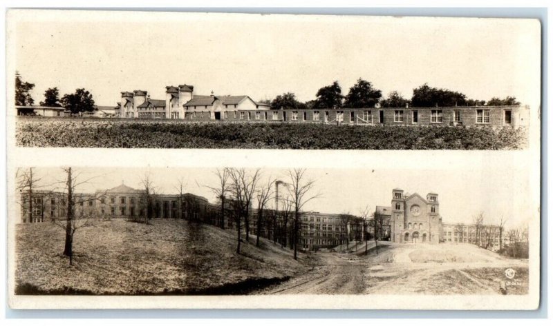 c1918 St. John's Tuberculosis Sanitarium Springfield IL RPPC Photo Postcard