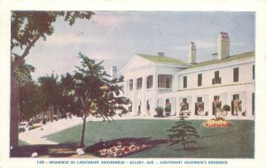 Sillery  Quebec Canada Lt Governor's Residence White Border Postcard