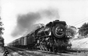 Mount Hope Massachusetts Railroad Train Engine Real Photo Postcard AA50376 