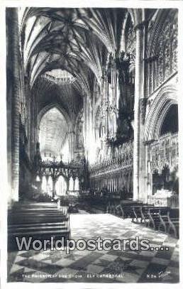 Presbytery & Choir Ely Cathedral UK, England, Great Britain Unused 