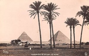 Pyramides de Guizeh Le Caire Egypt, Egypte, Africa Unused 