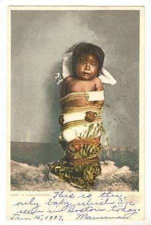 A Pima Indian Pappoose (Baby), PU-1906