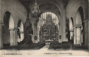 CPA REDON Interieur de l'Eglise (1251712)