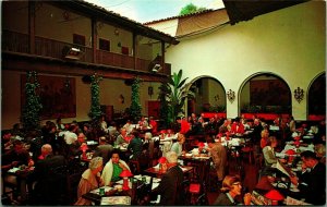 Historic El Paseo Restaurant Dining Room Santa Barbara CA UNP Chrome Postcard