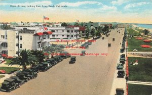 CA, Long Beach, California, Ocean Ave, Looking East, Business Area, Western Pub