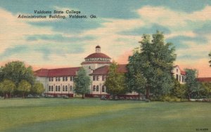 Valdosta State College Administration Building Ground Valdosta Georgia Postcard